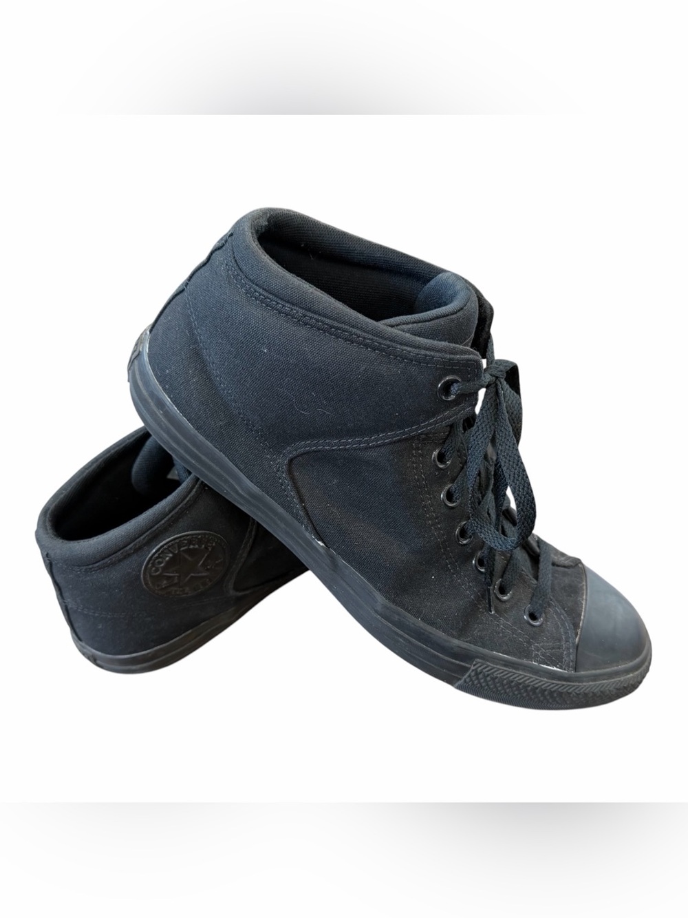 Converse CTAS High Street Black Mens Mid Top Sneakers, Size 11.5